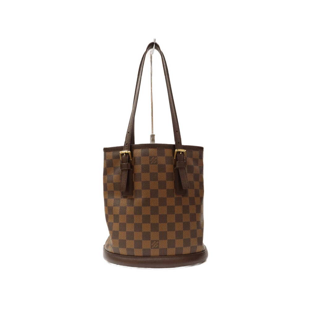Louis Vuitton Canvas Brown Damier Ebene Brown Bag Tote Mare